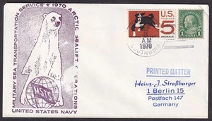US POLAR SHIP SIGNED cover 1970 Arctic Sealift USCGC SOUTHWIND - Picture 1 of 2