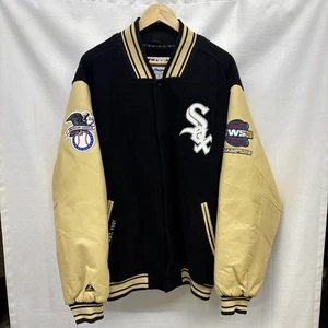 Majestic White Sox World Series 2005 Varsity Jacket Sz XL * - Picture 1 of 9