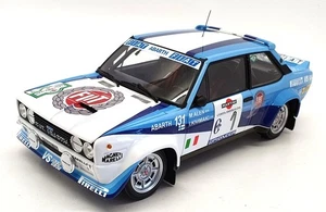Kyosho 1/18 Scale Model Car 08376D - 1981 Fiat 131 Abarth #1 Costa Smeralda - Picture 1 of 5
