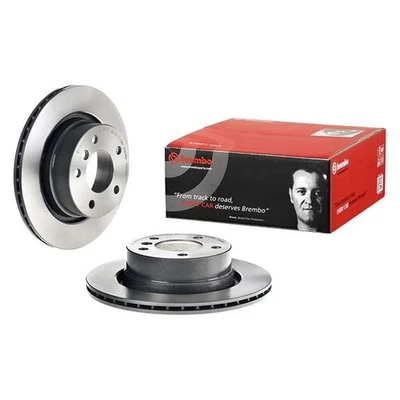 For BMW Z4 03-08 Brembo UV Coated Series Plain Vented Rear Brake Rotor — 第 1/4 张图片