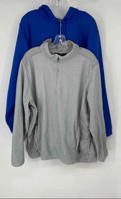 Under Armour Hombres Azul Gris Manga Larga Pullover Sudadera con Capucha Talla XXL Lote de 2 Foto 1 de 4