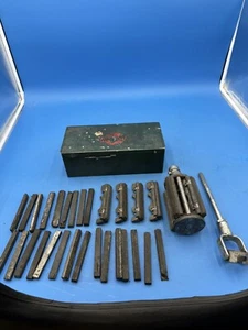 AMMCO MODEL 500 SELF LUBRICATING CYLINDER HONE W/METAL STORAGE BOX - Picture 1 of 12
