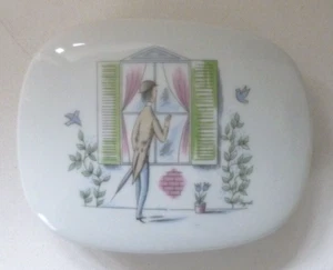 Raymond Peynet Rosenthal Töpferei Deutsche Kunst Töpferei Schmuckkästchen - Bild 1 von 12