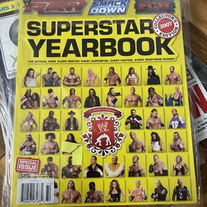 WWE Raw Smackdown Superstar Yearbook magazine 2007 - Picture 1 of 2