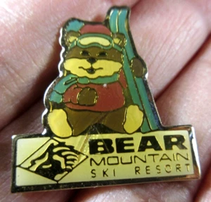 vintage Bear Mountain Ski Resort California risvolto spilla sci - Foto 1 di 4