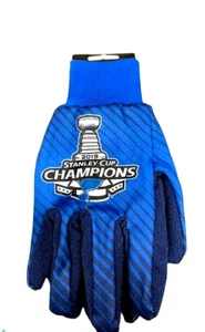 2019 St Louis Blues Stanley Cup Champions zweifarbig gestreifte Sport Utility Handschuhe - Bild 1 von 3