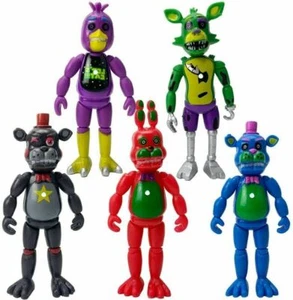 5pc SET Five Nights at Freddy's FNAF Action Figures Christmas Xmas Toy Gift 2024 - Picture 1 of 5