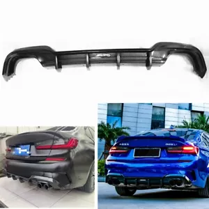 AKASAKA Carbon Fiber Look Rear Diffuser For BMW G20 325i 325LI M Sport 2019+ - Bild 1 von 11