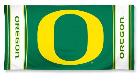 Oregon Ducks 30x60 Beach Towel [NEW] NCAA Blanket Vacation Summer Pool Cover