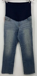 Liz Lange Maternity Boot Cut Jeans Women 10 3 in 1 Flex Panel Stretch New B82 - Picture 1 of 11