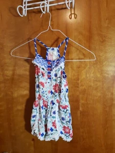 Matilda Jane Adventure Begins Tug of War Romper Girls Size 4 - Picture 1 of 3