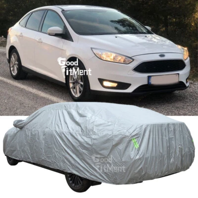 For Ford Focus Sedan Full Car Cover Waterproof UV Dust Rain Snow Sun Resistant Foto 1 de 4