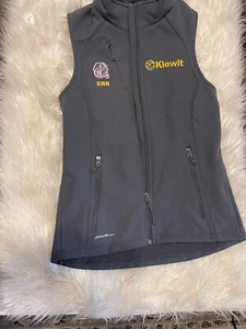 Eddie Bauer Weste Herren Full Zip dunkelgrau Softshell Fleecejacke Größe XS/TP - Bild 1 von 5