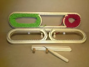 112 Strickrahmen XL verstellbar Strickring Strickstab Strickbrett Knitting Loom - Bild 1 von 8