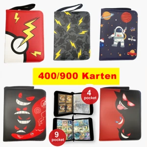 Sammelalbum Ordner Pokemon Karten 4/9 Pocket Sammelkarten  Sammelmappe Geschenk - Bild 1 von 37