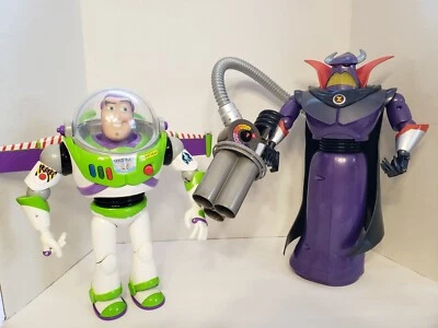 Toy Story 14" Zurg & 12" Buzz Large Talking Action Figures Both Work - Image 1 of 3