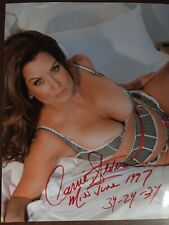 Carrie Stevens autograph 8x10 photo Signed COA Playboy Playmate June 1997