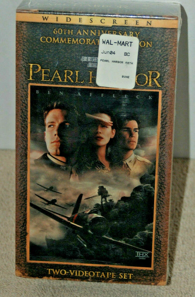 PEARL HARBOR 2 TAPE WIDESCREEN VHS SEALED WITH BEN AFFLECK AND KATE BECKINSALE - Image 1 of 1