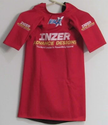 Inzer Rage X Bench Shirt Size 38 Red & Black (NEW) Discontinued Color! - Image 1 of 4