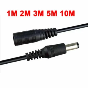 Male Female 12V 24V LED Connector DC Power Adapter Extension Cable 5.5mm x 2.1mm - Picture 1 of 6