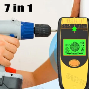 7 in 1 Wand Scanner Detektor mit und Audio Alarm für Stromleitung Metall Bolzene - Bild 1 von 10