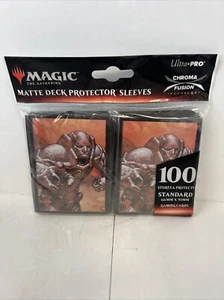 Ultra-Pro Matte Deck Protector Sleeves Magic the Gathering Karn NEW 66mm X 91mm - Picture 1 of 4