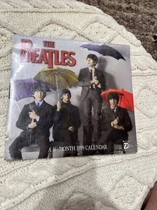 The Beatles 1999 16-Month Calendar Umbrellas SEALED “Great For Art Work” - Picture 1 of 7