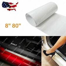 8"x 80" Car Door Sill Edge Paint Clear Protection Scratches Vinyl Film Sticker