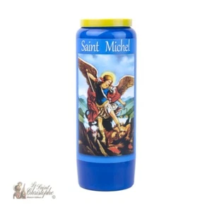 BOUGIE NEUVAINE BLEUE A SAINT MICHEL - Imagen 1 de 1