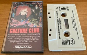 CULTURE CLUB "Waking Up With The House On Fire" QET 39881 RARE 1984 USA CASSETTE - Picture 1 of 4