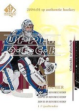 2004-05 SP Authentic Hockey #21 David Aebischer