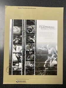 US FDC 3772 American Filmmaking Souvenir Sheet First Day Cover 2003 - Picture 1 of 2