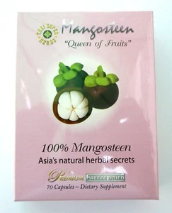 Thai Herbal Freeze Dried Mangosteen Capsules 100% Natural (70 Capsules) - Picture 1 of 1