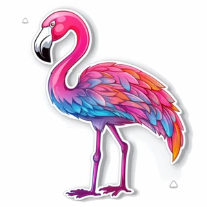 Autoaufkleber Sticker Flamingo Aufkleber - Picture 1 of 1