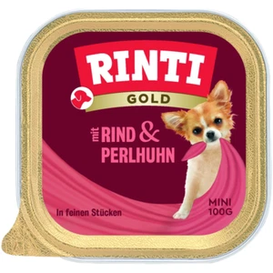 Rinti Schale Gold Mini Rind & Perlhuhn 16 x 100g - Bild 1 von 1
