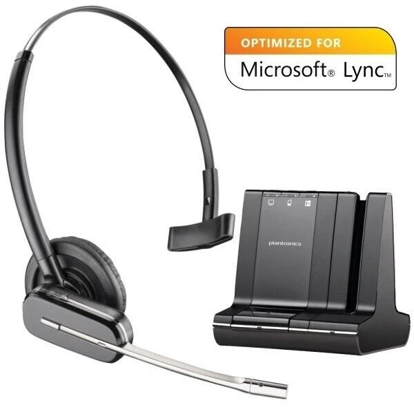 Plantronics SAVI W8240 Office DECT Wireless Headset - P/N 210979-02 - Image 1 of 1
