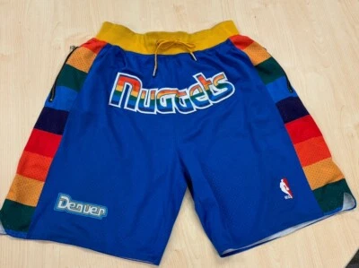 Pantalones Cortos Deportivos Just Don Denver Nuggets De Colección Para Hombre XL 91-92 Pepitas Foto 1 de 4
