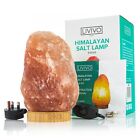 Deluxe Natural Himalayan Electric Salt Lamp Crystal Rock Salt Light 5-6kg Badanie