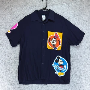 Disney World Vault Collection 50th Anniversary Mickey & Friends Navy Shirt Gr. L - Bild 1 von 9