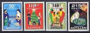 Ned. Antillen postfris 2009 MNH 1965-1968 - Decemberzegels - Picture 1 of 1