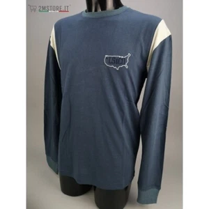 LEVI'S T-shirt maniche lunghe LEVIS RED TAB Grizzly Country LS&CO Blu Navy - Foto 1 di 4