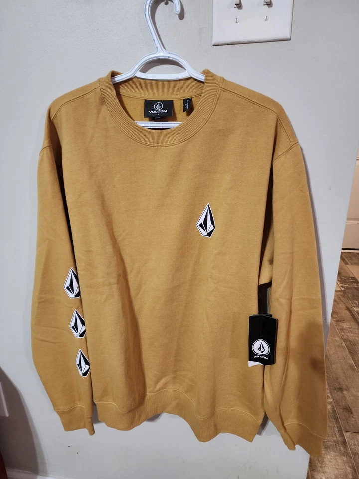 NWT! Volcom Sweatshirt Iconic Stone Crew, size Large - Image 1 of 4