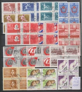 Russia 1967- 1968 37 Blocks of 4, used/CTO - Picture 1 of 3