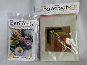 Bareroots Sweet Stitched Easter Eggs Applique Pattern with Wool Felt & Floss Kit - Picture 1 of 7