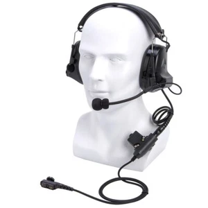 Auriculares tácticos U94 PTT y auriculares de reducción de ruido para Hytera PD780 - Imagen 1 de 9