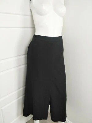Windsmoor Black Midi A Line  Double Slip Smart Formal Occasion Skirt UK 12 - Image 1 of 4