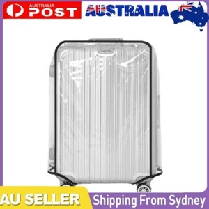 Luggage Cover PVC Trolley Case Cover Luggage Case for Wheeled Suitcase (22inch) - Picture 1 of 11