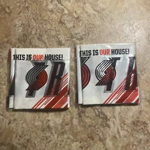 Two (2) NBA Portland Trail Blazer Basketball BamBams Bangers Blow Up Noise Maker - Picture 1 of 4