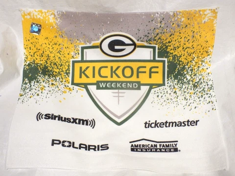 Green Bay Packers NFL 2022 Kickoff SGA Rally Towel 9/18/22 Game Promo LH056 Cover