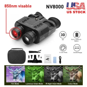 Night Vision Goggles Head Mounted Binoculars 4X HD Infrared Outdoor for Hunting - Picture 1 of 19